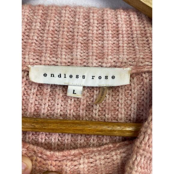 Anthropologie Endless Rose Pink Bell Sleeve Sweater - feminine, timeless - Picture 11 of 12